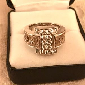 925 Sterling Silver Pink and Clear 925 Ring 🤩